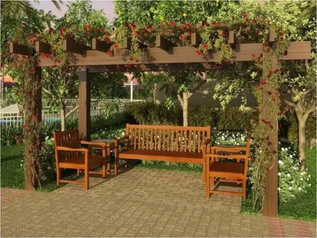 Deck de Madeira Wood Fort, foto 13