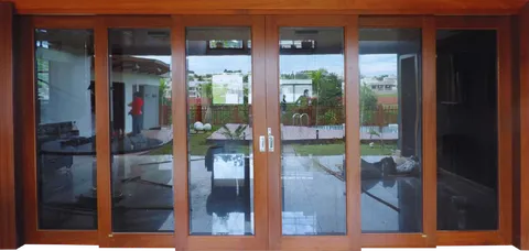 6 Folhas Vidrão (Ipê Extra) — Portas de Madeira Wood Fort