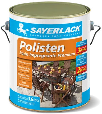 Stain Polisten Natural (Sayerlack) — Vernizes e Acabamentos Wood Fort