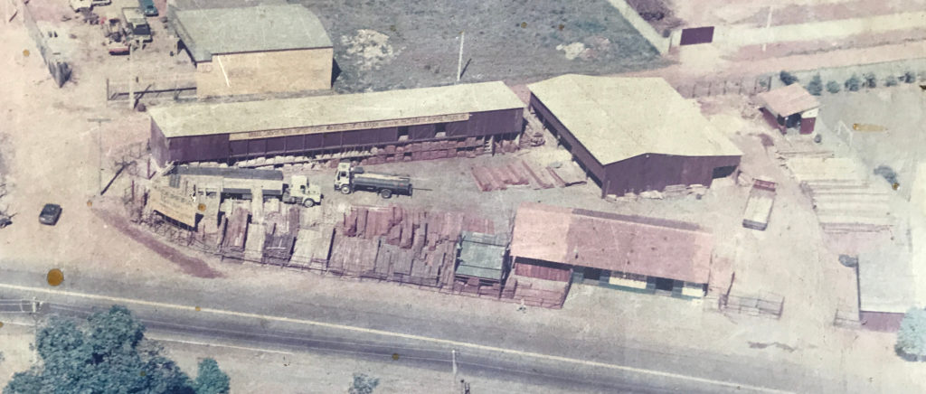 Fachada antiga da Wood Fort